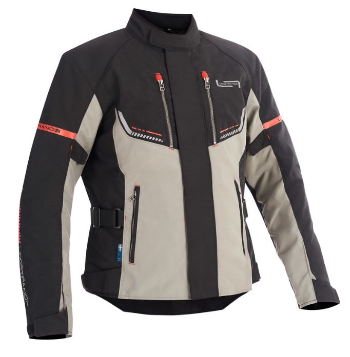 Текстилно мото яке Lindstrands Lomsen Black/Light grey